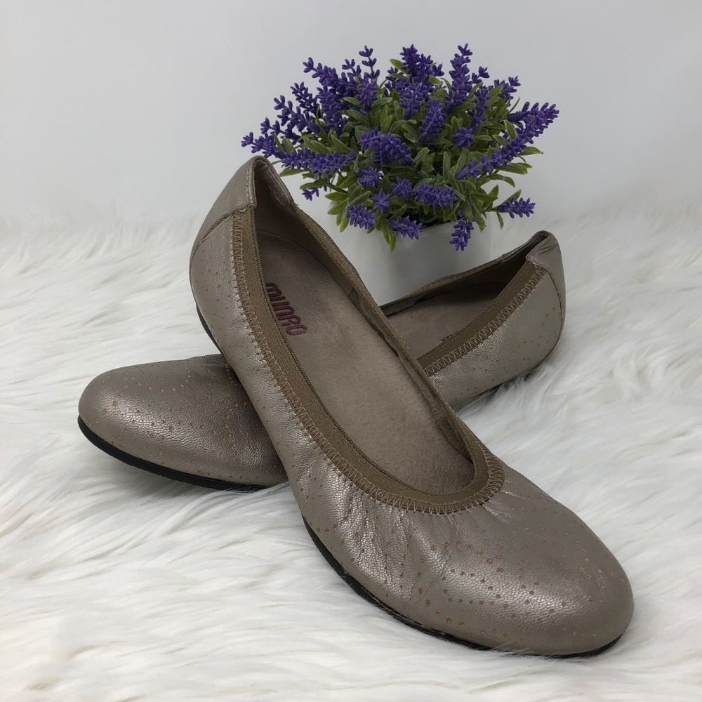 Munro | Brandi Ballet Flats | Size 9N Light Gold
